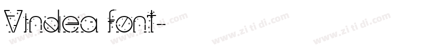 Vindea font字体转换